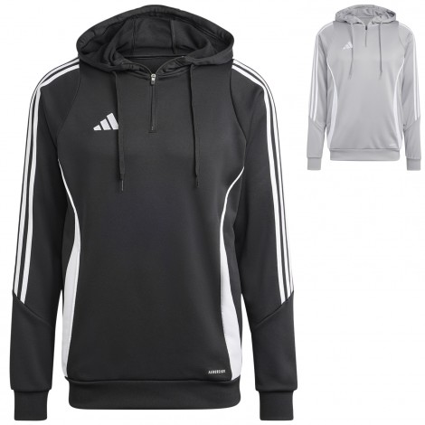 Sweat à capuche 1/4 zip Tiro 24 Adidas