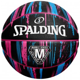 Ballon Rubber Marble noir/Rose/Bleu - Spalding S_84409Z